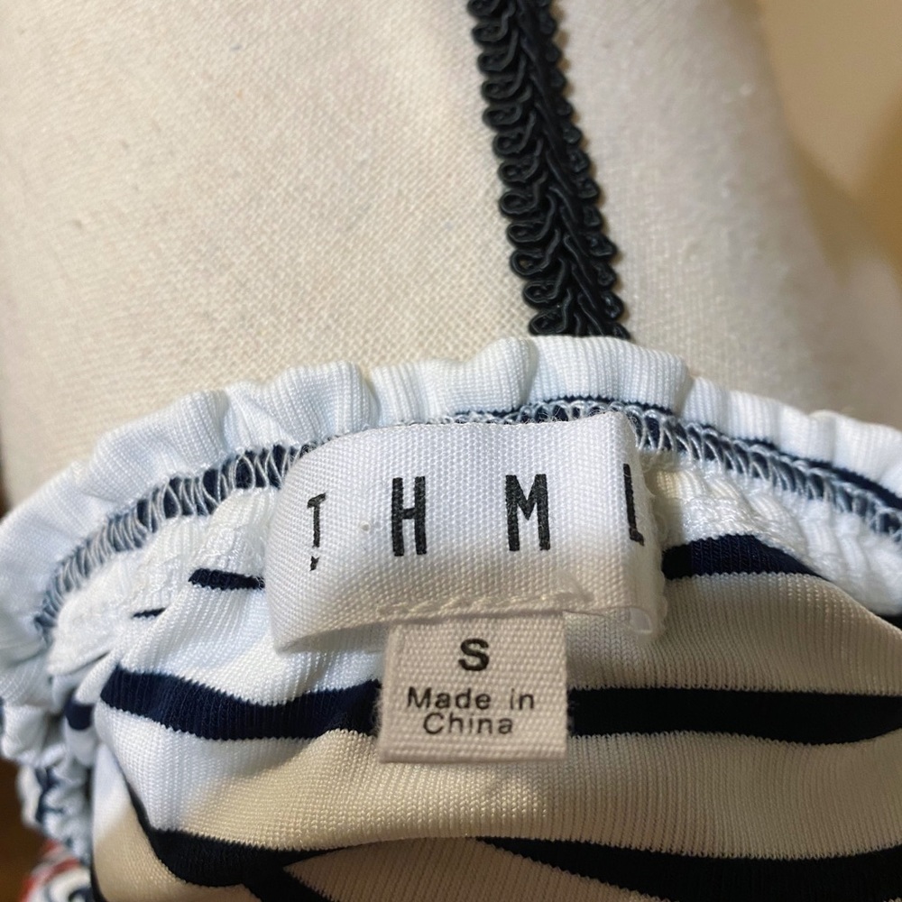 THML Mirah Off The Shoulder Embroidered Top - Picture 8 of 9